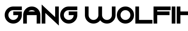 Gang Wolfik Craze font preview